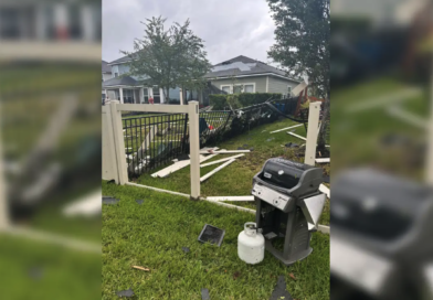 Tornado atinge perto de St. Augustine, FL