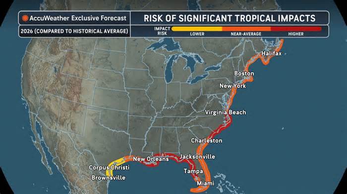 Panhandle da Flórida tem risco maior na temporada de furacões