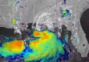 Tempestade tropical Bertha se aproximando da Flórida