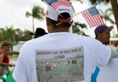 Protesto contra lei de imigração SB 1718 na Flórida