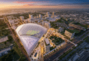 Renderização do novo estádio do Tampa Bay Rays em Tampa