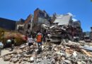 Resgate em edificio desabado apos terremoto na Colombia